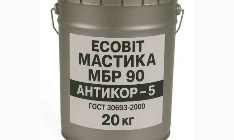 Мастика МБР 90 Ecobit Антикор-5 для антикорозійного захисту - фото № 1