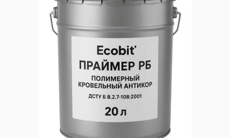 Праймер РБ Ecobit - бітумно-полімерний покрівельний - фото № 1