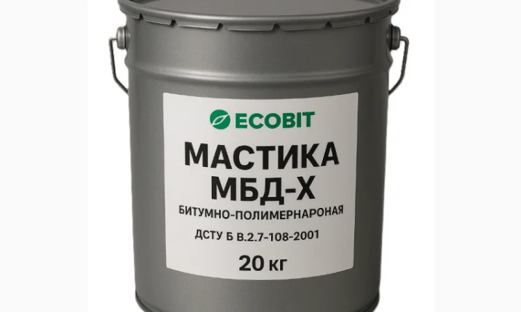 Мастика МБД-Х Ecobit 20 кг для дорожніх робіт - фото № 1