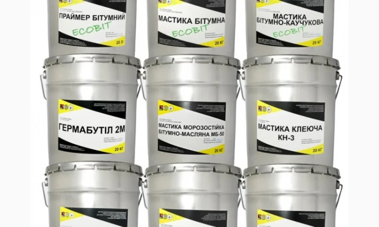 Мастика под рубероид ПРОМИЗОЛ Ecobit -9 для кровли и гидроизоляции 20 кг - фото № 3