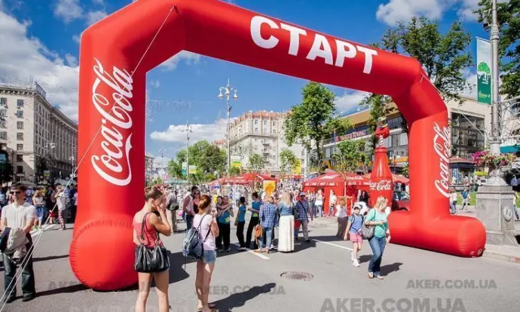 Надувные арки и надувные палатки. Надувная рекламная - фото № 1