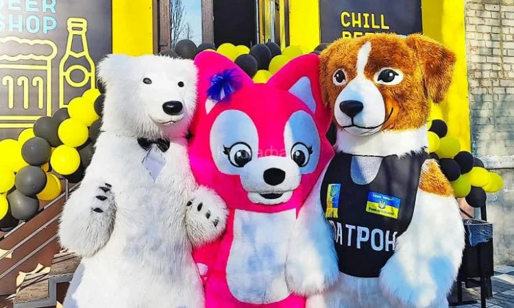 Надувной костюм «Белый Медведь» от производителя - фото № 3