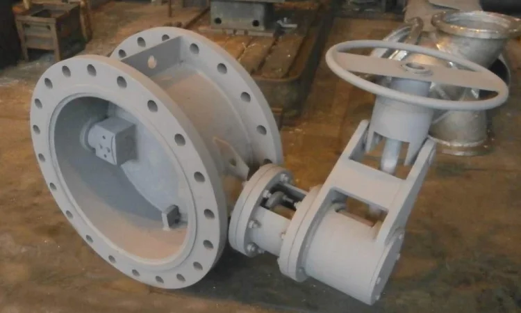 Дисковый затвор 3-х эксцентриковый Ду 700 Ру 16 - фото № 1