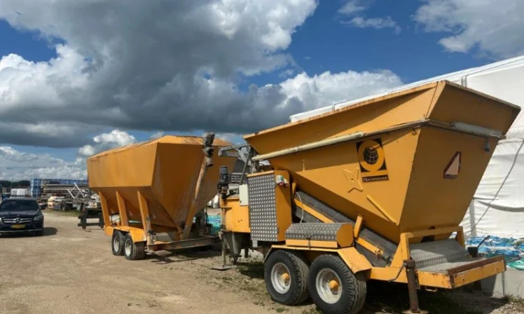 Б/в мобильный БСУ Fibo Intercon 15 м3/час с цементным силосом - фото № 2