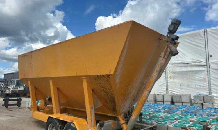 Б/в мобильный БСУ Fibo Intercon 15 м3/час с цементным силосом - фото № 3