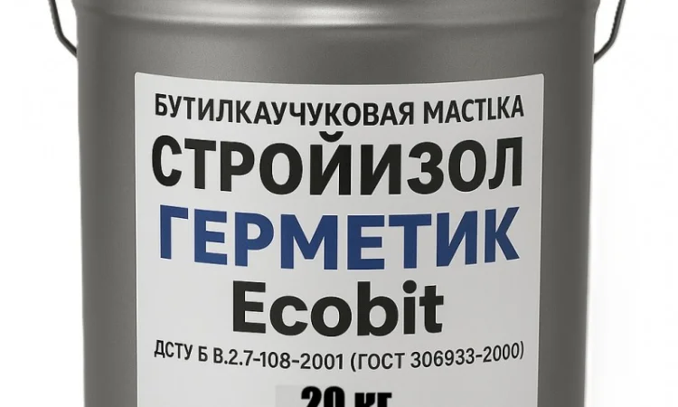 СтройИзол-Герметик ЕКОБІТ – мастика для гідроізоляції та герметизації - фото № 2