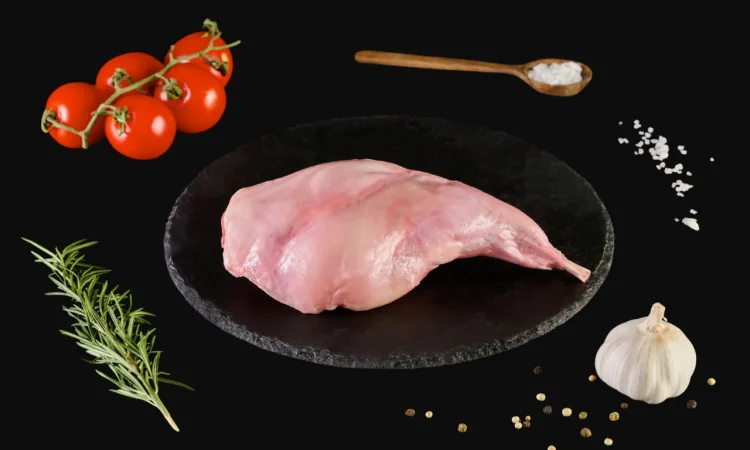 Продажа мороженых ножек кролика в упаковке 2 шт - фото № 1