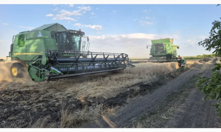 Услуги по сбору урожая с комбайнами John Deere - фото № 1
