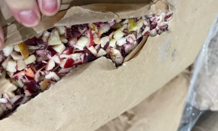 Продается яблоко кубиком, сечка - фото № 1