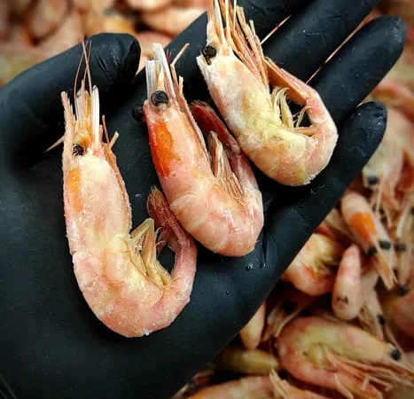 Креветка варено/морожена 90/120 - фото № 1