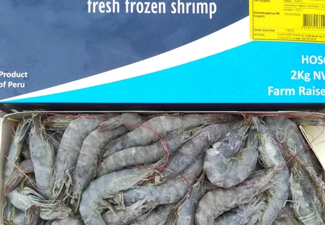 Креветка ванамей 70/80 свіжеморожена - фото № 1
