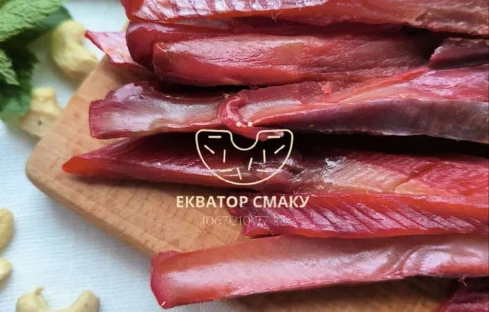 Соломка філе горбуші в'ялена 250 г - фото № 1