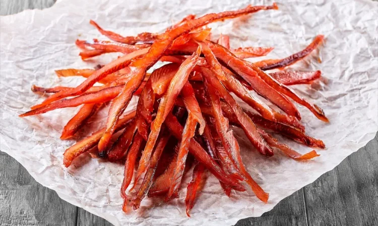 Соломка горбуши вяленая сушеная натуральная 1кг - фото № 1