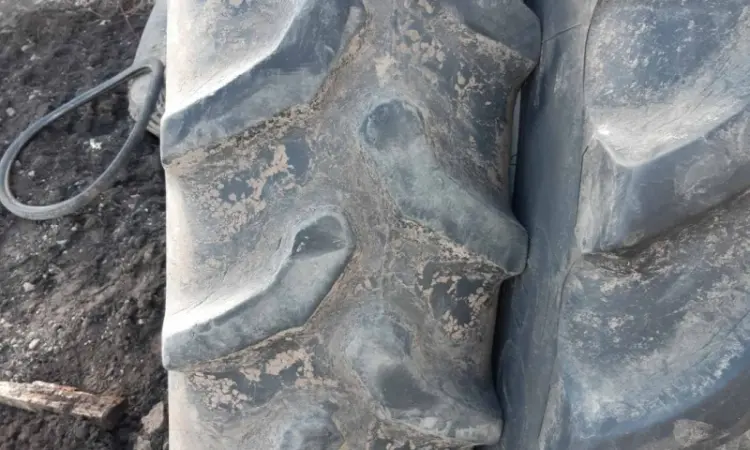 Шина бу 380/90-R46 (14/9р46) GoodYear на опрыскиватель - фото № 3