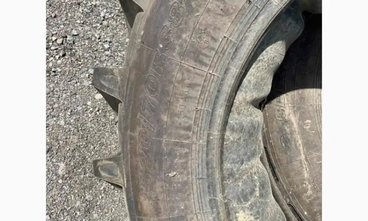 Шина 520/70R38 Белшина пара с камерами на диск не ставилась - фото № 6