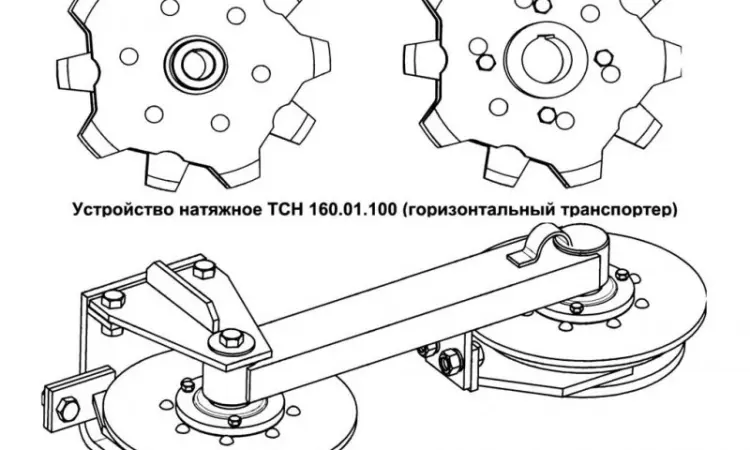 Транспортер навозоуборочный тсн-2Б - фото № 9