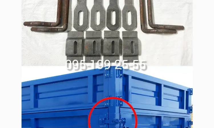 Комплект замков бортовых 2ПТС-4. Замки борта 2ПТС-4 - фото № 1