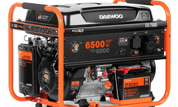 Надежный бензогенератор Daewoo GDA 7500 E с быстрой доставкой - фото № 1