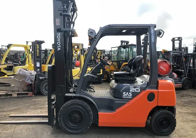 Вилочный погрузчик Toyota 02-8FGF20. Спецтехника б/у - фото № 1