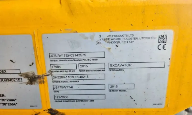 JCB JS 175 W 2015 р - фото № 14