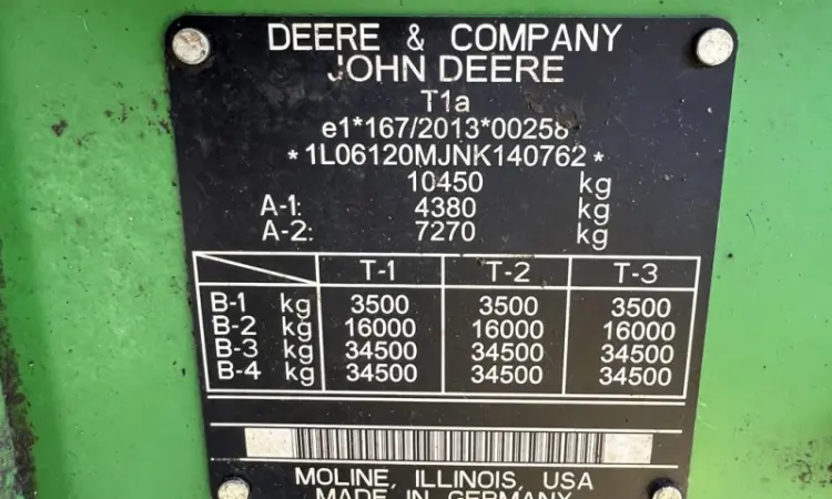 John Deere 6120М 2022 р - фото № 13