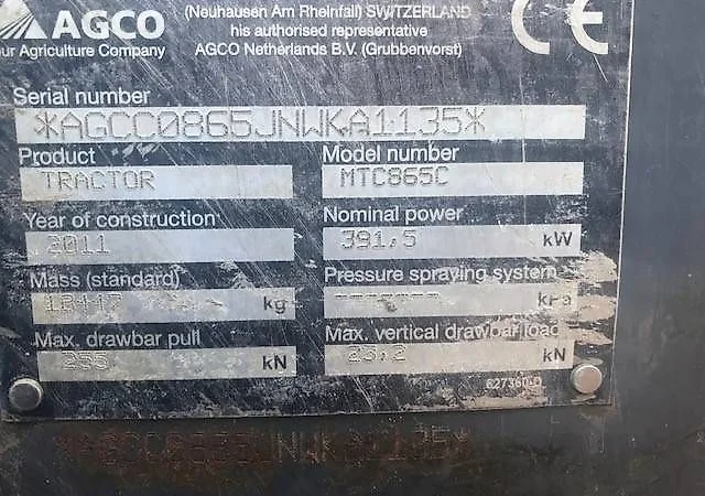 Трактор гусеничний САТ Challenger MT 865C 2011 - фото № 12