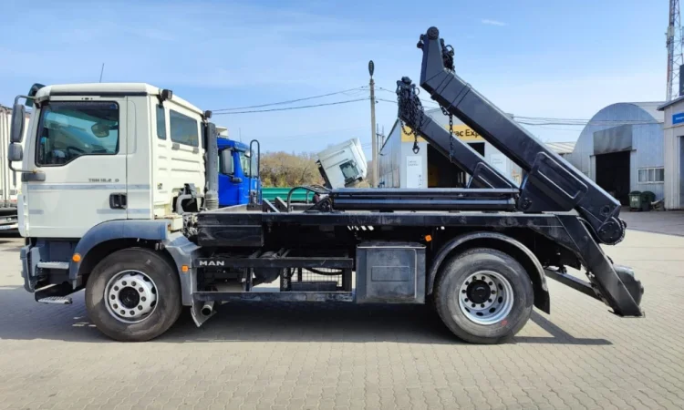 Мультиліфт скіповий навантажувач MAN TGM 18.240 мультиліфт MEILLER бункеровоз - фото № 2