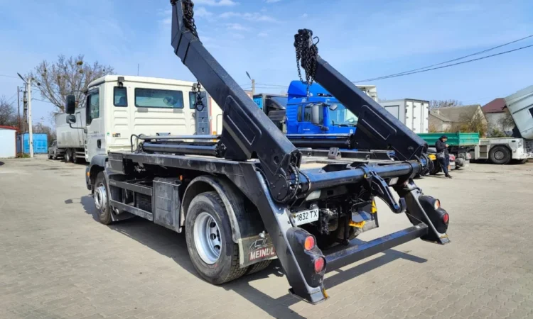 Мультиліфт скіповий навантажувач MAN TGM 18.240 мультиліфт MEILLER бункеровоз - фото № 3