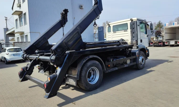Мультиліфт скіповий навантажувач MAN TGM 18.240 мультиліфт MEILLER бункеровоз - фото № 4