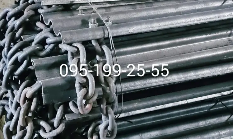 Транспортер РОУ-6. Ланцюг (9х27) транспортера РОУ-6. Скребок (планка) транспортера РОУ-6 - фото № 2