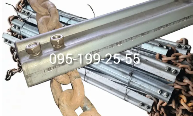 Скребок (планка) ПРТ 102.714. Ланцюг 13×36 транспортера ПРТ 10. Транспортер ПРТ 10А.51.000 - фото № 1