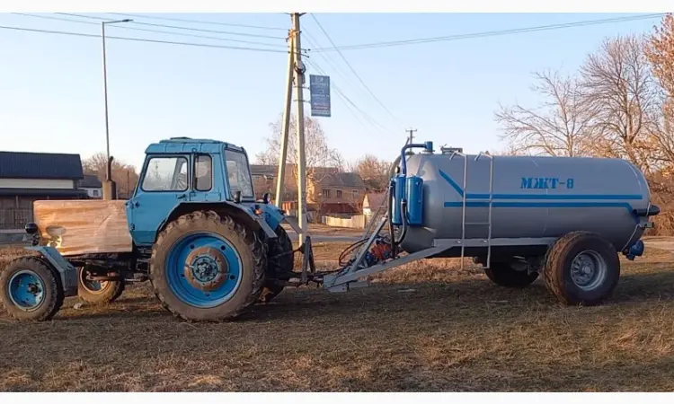 Бочка МЖТ-8 навоз; вакумна з розкидачем 12м - фото № 3