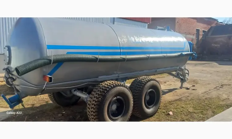 Бочка МЖТ-12 вакум з розкидачем 12м - фото № 4