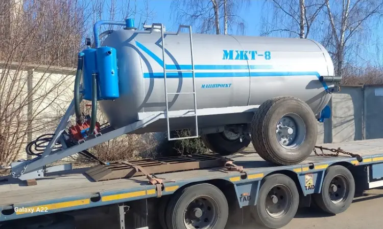 Бочка для навозу МЖТ-8 (8м3) вакумна з розкидачем - фото № 1