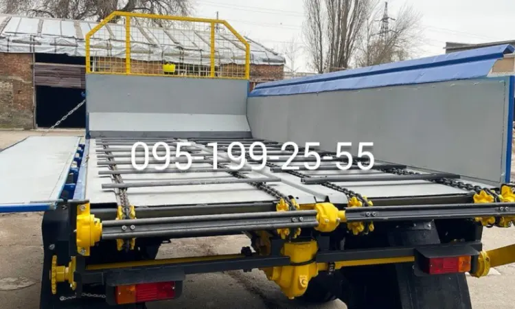 Причіп - розкидач органічних добрив РОУ-6; транспортер РОУ-6 - фото № 1