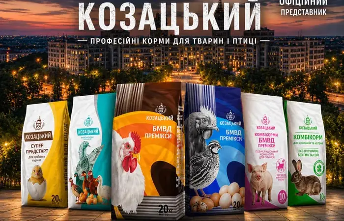 ТМ «Козацький» —комбікорм, БМВД - кролі,свині ін. - фото № 1