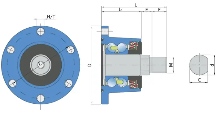 Ступиця ріжучого вузла Agro Point IL40-98/6T-М22 FKL - фото № 2