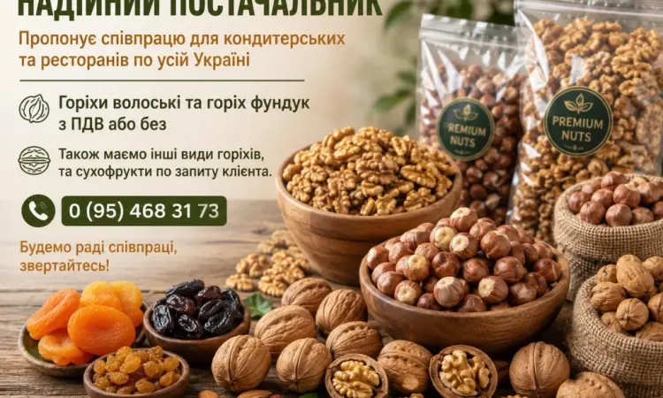 Горіхи волоські та горіх фундук - фото № 1