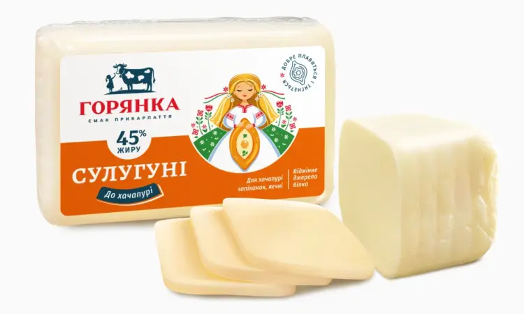 Сир м'який "Моцарела" "Сулугуні" в асортименті ТМ Горянка - фото № 2