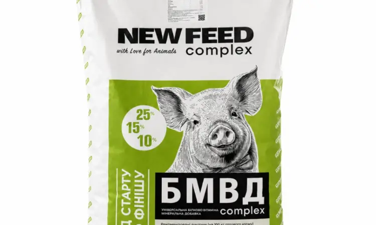 БМВД New Feed Complex 25/15/10 для свиней 25 кг – від старту до фінішу - фото № 1