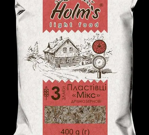 Хлопья Микс 3 злака ТМ «Holm’s» - фото № 1