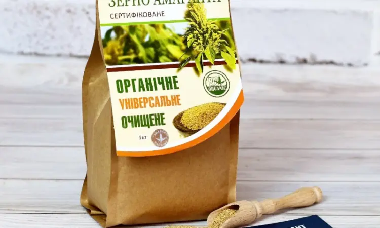 Зерно амаранту органічне (1 кг) – Натуральний суперфуд без ГМО та хімії - фото № 1