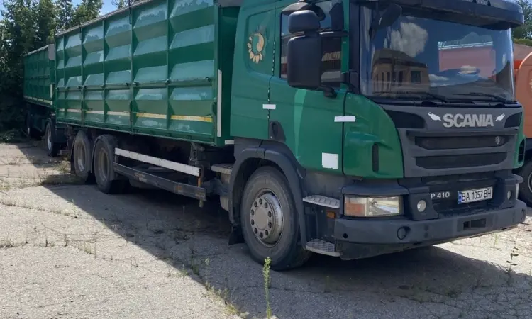 Scania P410 зерновоз з причепом - фото № 3