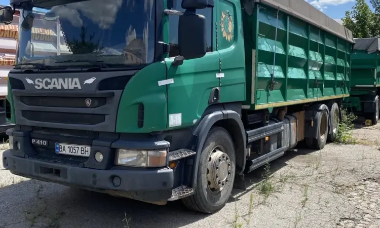 Scania P410 зерновоз з причепом - фото № 4