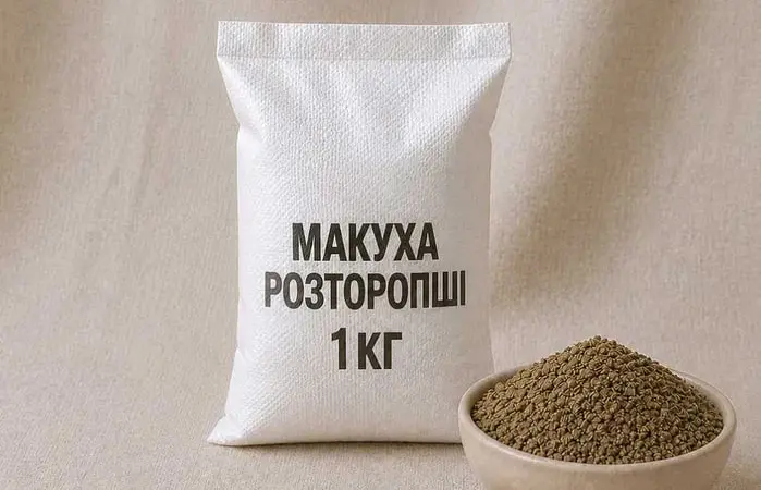 Макуха / Шрот / Насіння розторопші, 1 кг. - фото № 1