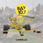 Тележка для транспортировки жаток «CARELLO-2» (двуосная) 10.7м - фото № 1