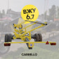 Тележка для транспортировки жаток «CARELLO-1» (одноосная) 6.7 - фото № 1