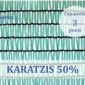 Сетка затеняющая Karatzis зеленая (2х50) 50% - фото № 1