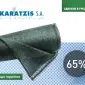 Сетка затеняющая Karatzis зеленая (2х50) 65% - фото № 1