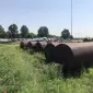 Емкость металлическая б/у Резервуар для хранения воды или гсм. Ресивер воздушный - фото № 3